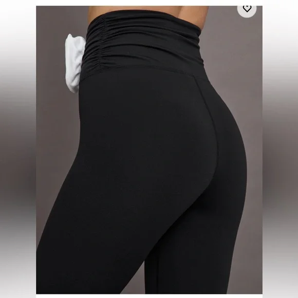 NWT Carbon38 Rosette Legging in Melt High Rise Black - S - Picture 5 of 11